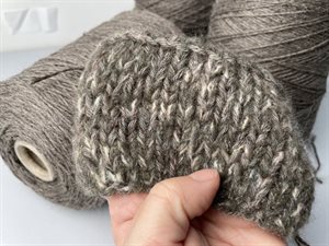 Daria wool / alpaca - gråbrun ca 500 gram
